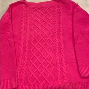 Talbots New hot pink/raspberry wool/cashmere